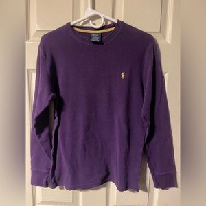 Polo Ralph Lauren Purple Crewneck Sleepwear Shirt